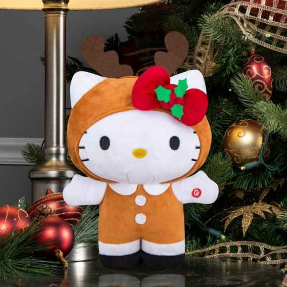 Walking Hello Kitty Christmas Reindeer  Plush Waddler Walker - Picture 16 of 16